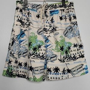 Caribbean Joe board shorts swim‎ trunks mens large
